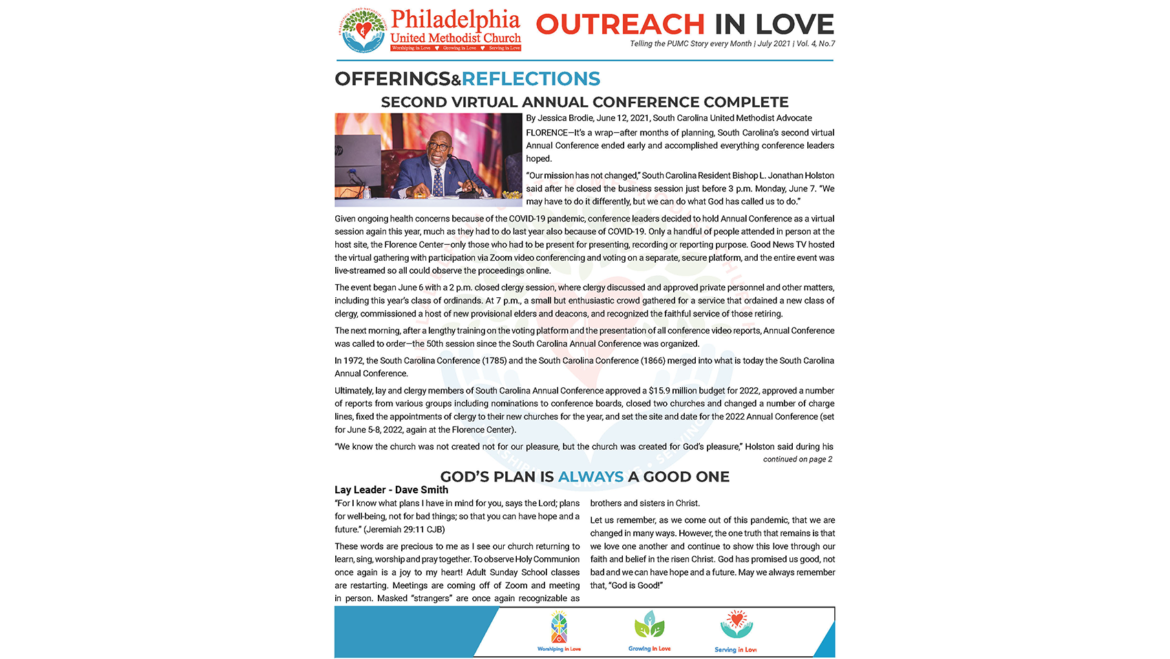 Outreach in Love – July