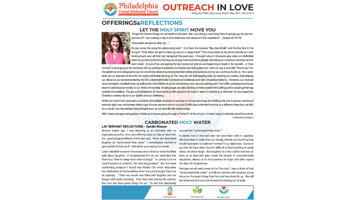 Outreach in Love – May