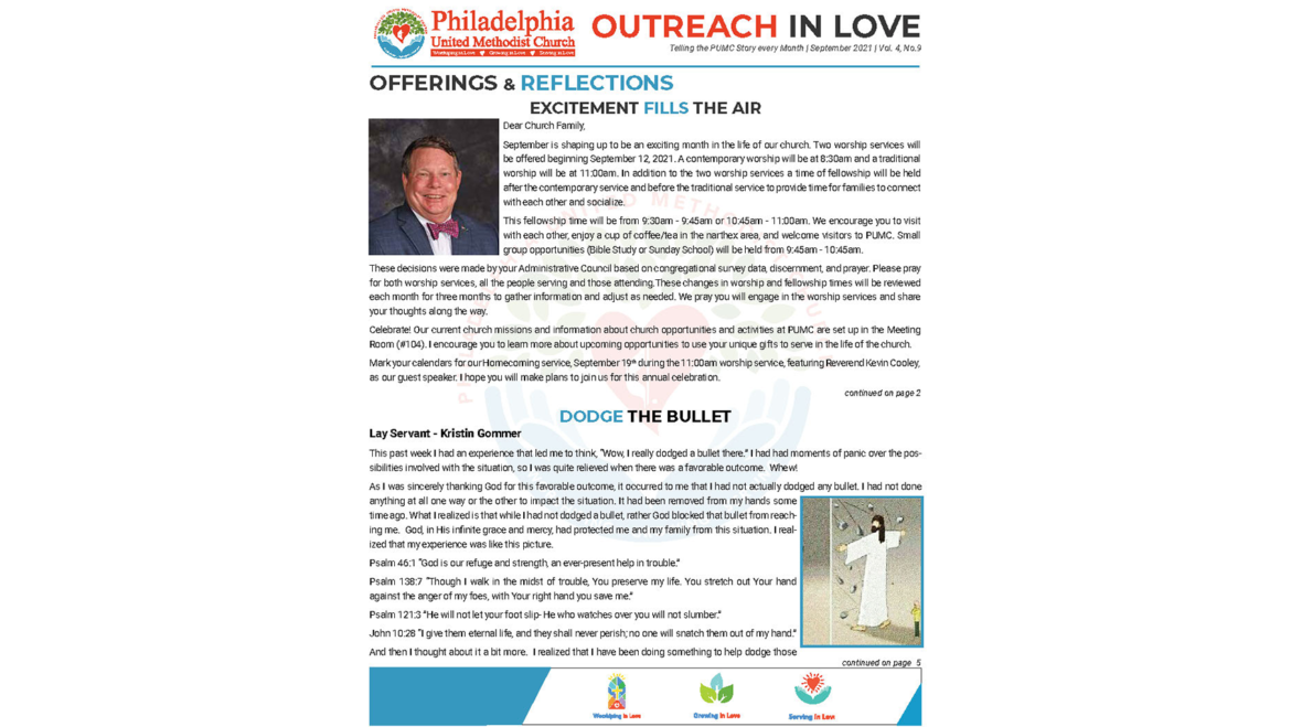 Outreach in Love – Sept.