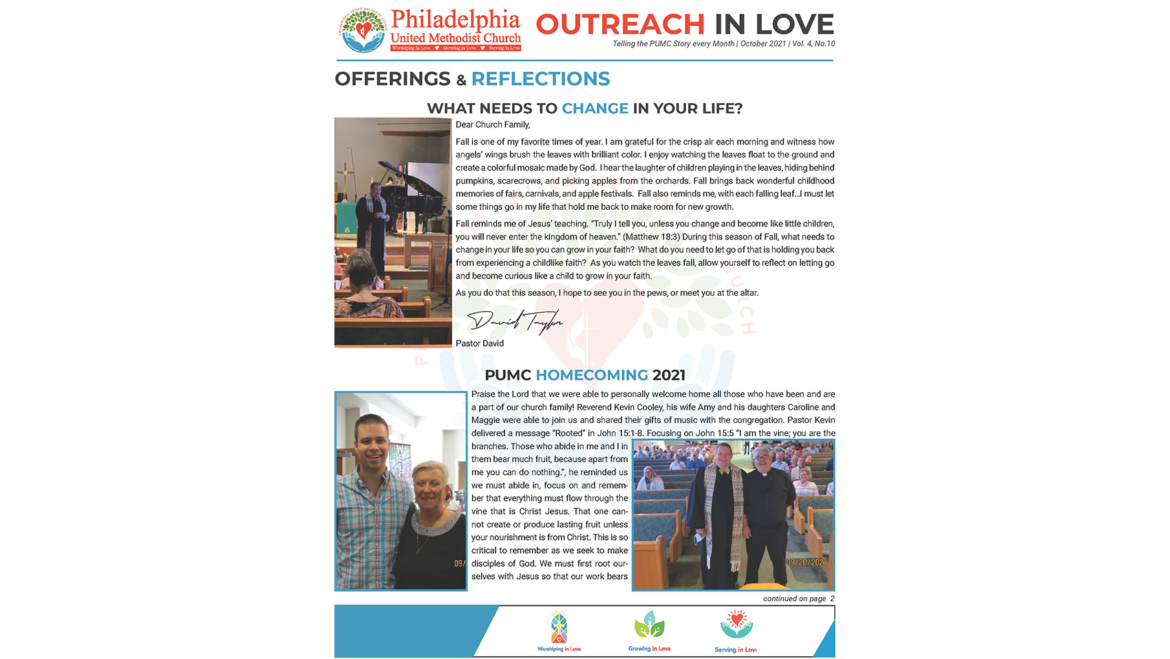 Outreach in Love – Oct.