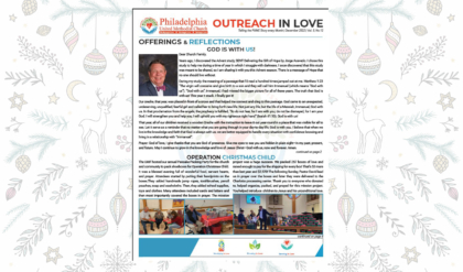 Outreach in Love – December