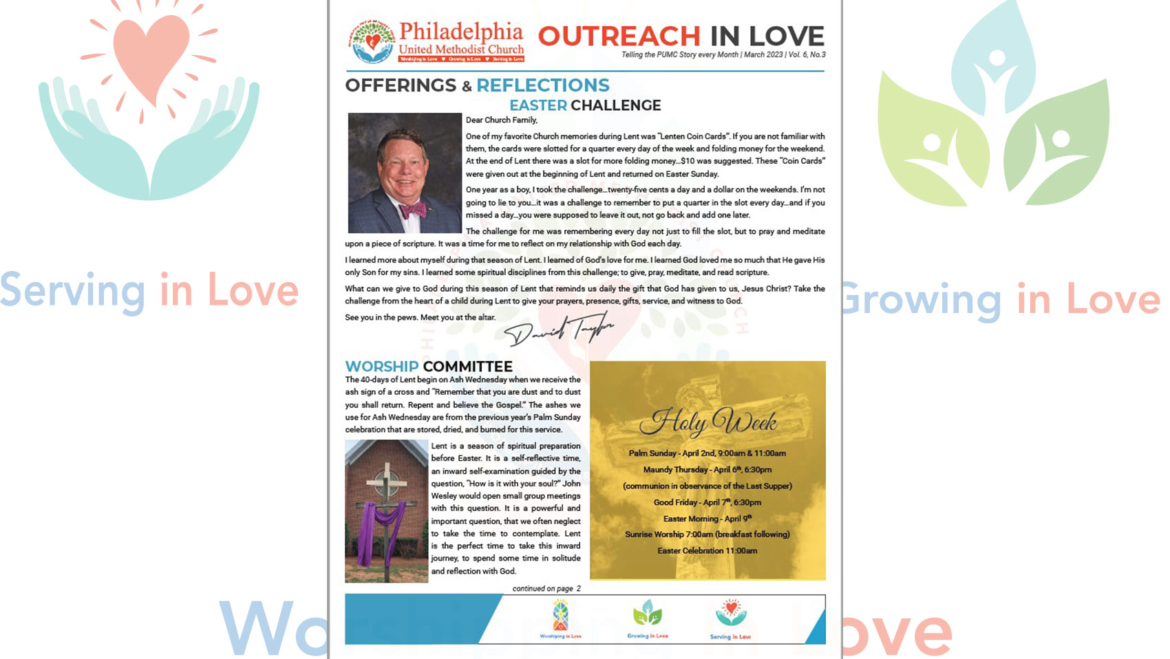 Outreach in Love – March 2023